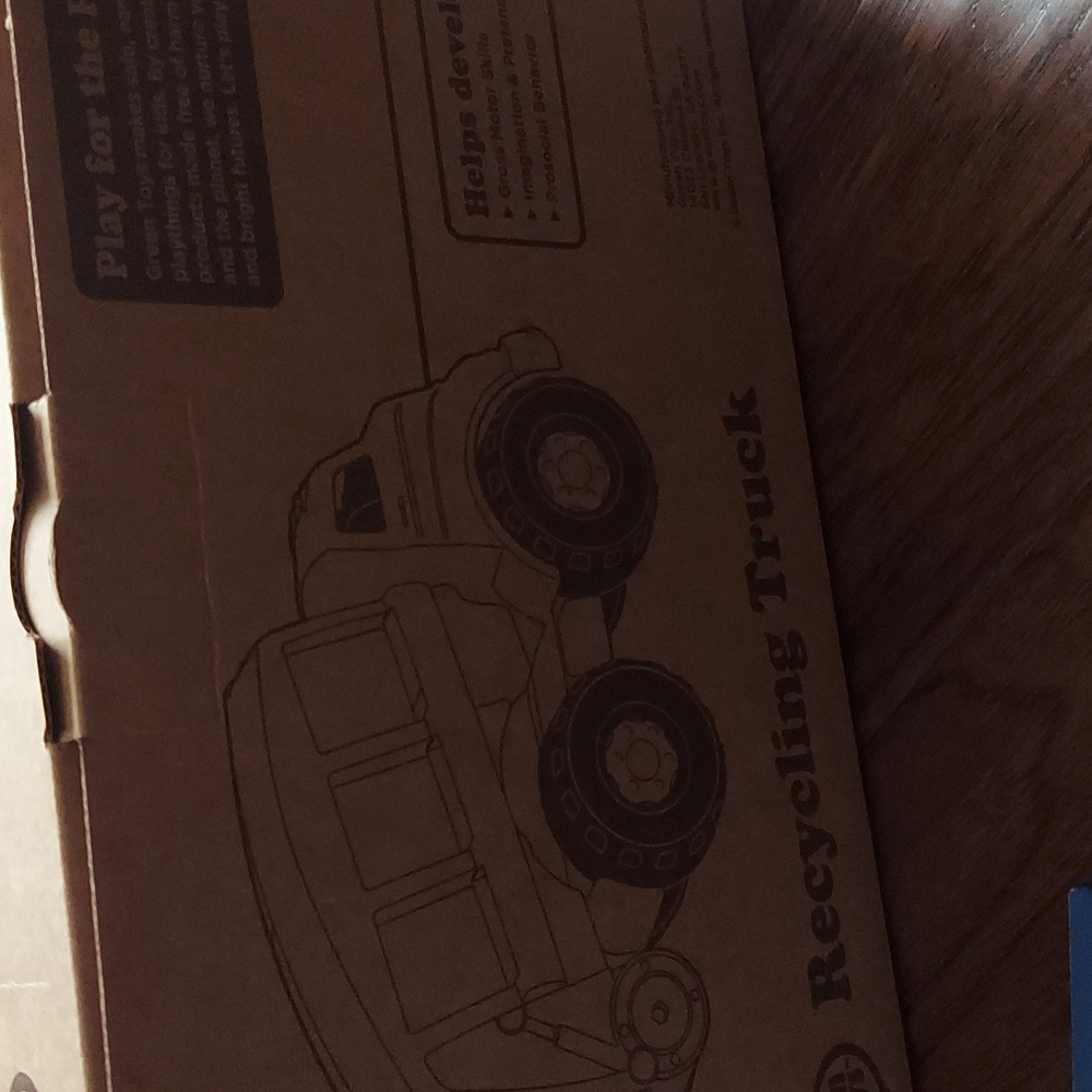 Green Toys Recycling Truck Toy Vehicle and Board Book Set New - Picture 5 of 5